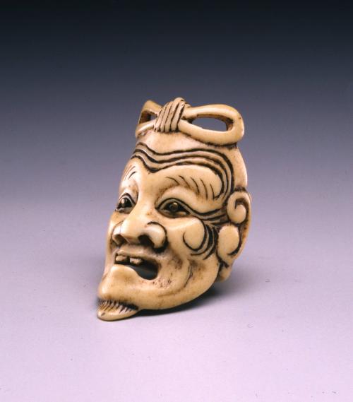 Netsuke: mask of an old man