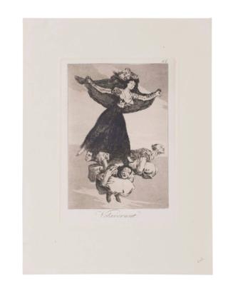 Los Caprichos  no.61, Volaverunt