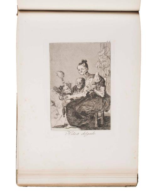 Hilan delgado, from Los Caprichos (No. 44)