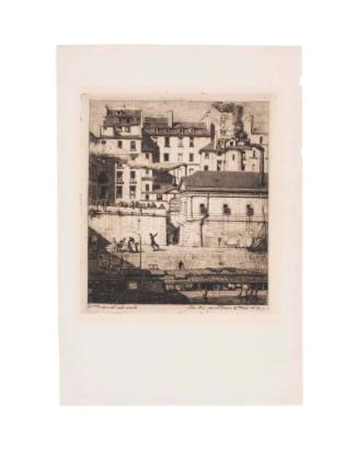 La Morgue, from Eaux-fortes sur Paris, Pl.19 ( D-W 36 IV/VII - S 39 - W 20)