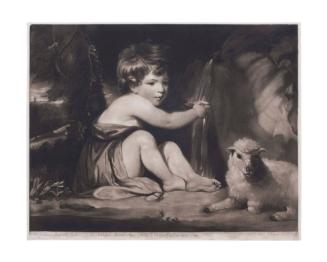 Boy with Sheep (after Sir Joshua Reynolds)(Sir Watkin William-Wynn, 1722-1840)