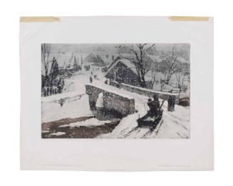 Winterlandschaft - Miltin in Nordböhmen (Winter Landscape)