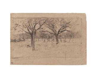 Figure Studies; verso: Trees (de Boomen) (Lugt 143)