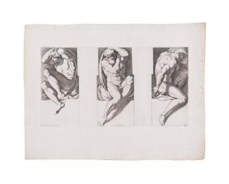 Nude Figures.  (From Galeria nel Palazzo Farnese . . . )