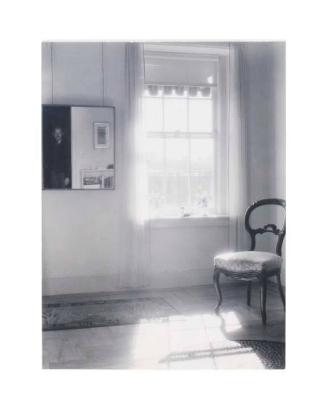 Untitled  (Room interior with self - portrait)