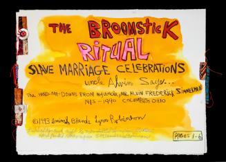 The Broomstick Ritual - Slave Marriage Celebrations