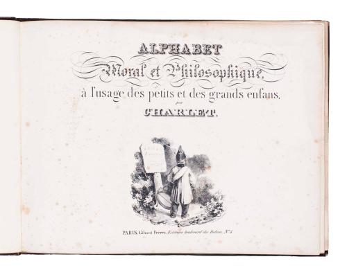 Title Page from "Alphabet. Moral et Philosophique, à l’usage des petits et des grands enfans"