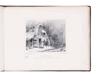 "H"  "Hospitalite." from "Alphabet. Moral et Philosophique, à l’usage des petits et des grands enfans"