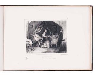 "P"  "Piete Filiale", from "Alphabet. Moral et Philosophique, à l’usage des petits et des grands enfans"
