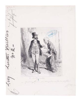 Masques et Visages. "Les Lorettes Vieillies" No.2