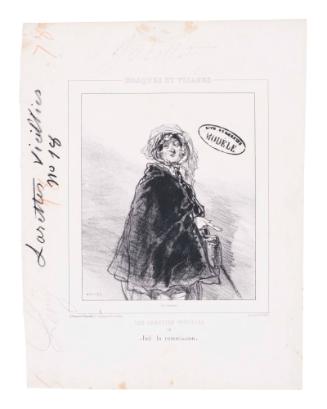 Masques et Visages. "Les Lorettes Vieillies" No.18