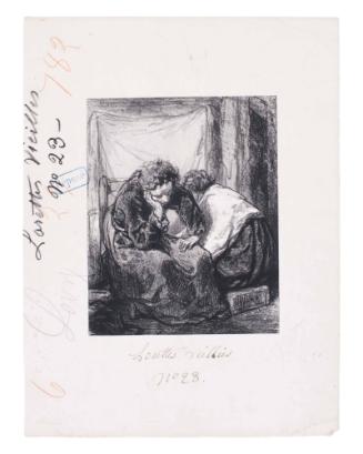 Masques et Visages. "Les Lorettes Vieillies" No.23