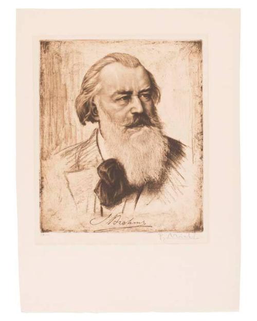 Portrait of Johannes Brahms