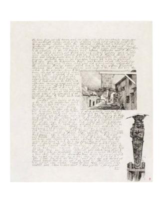 Out for Inns (24 unbound portfolio of pages plus cover in brown paper)