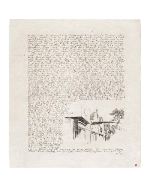 Out for Inns (24 unbound portfolio of pages plus cover in brown paper)