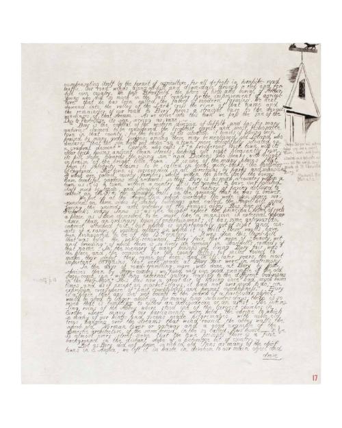 Out for Inns (24 unbound portfolio of pages plus cover in brown paper)