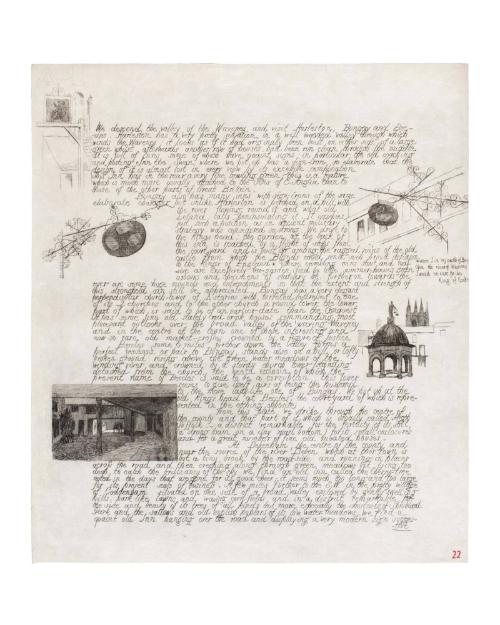 Out for Inns (24 unbound portfolio of pages plus cover in brown paper)