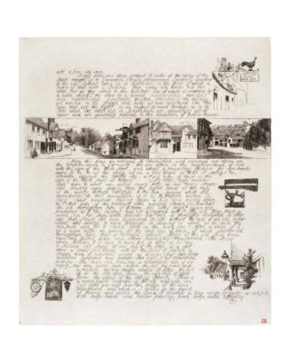 Out for Inns (24 unbound portfolio of pages plus cover in brown paper)