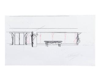 Preparatory Design Drawing for Confluence (TMA 1999.13 a-f)