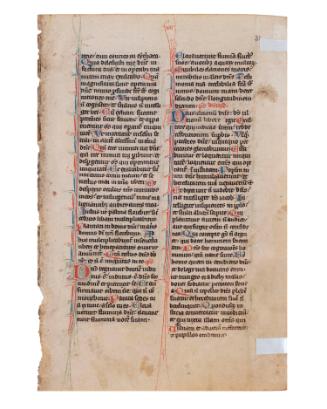 Leaf from a Breviary