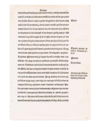 Leaf from De Educatione Liberorum