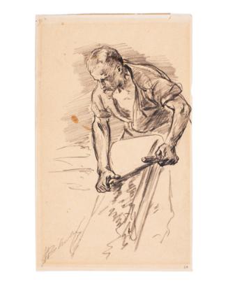 Man with Drawknife