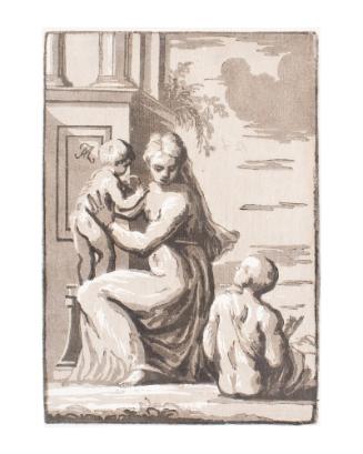 The Madonna and Child with St.John (after Parmigianino)