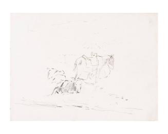 Three Horses in a Field (Lugt 143)