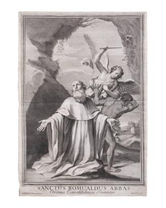Sanctus Romualdus Abbas  (after Guercino)