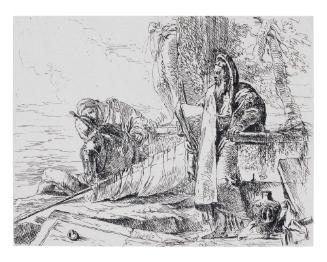 The Philosopher (from "Vari Capricci", series of 11 plates)