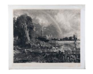 Salisbury Cathedral:  Large Plate (after John Constable, 1776-1837)