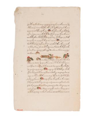 Leaf of the history of Rama