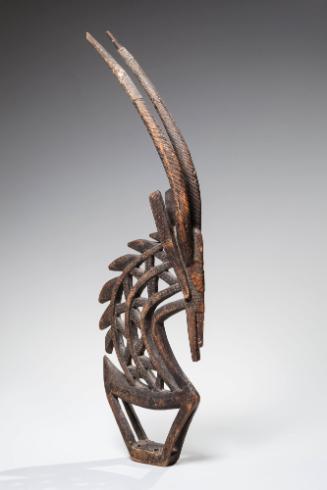 Bamana-Chiwara male antelope headdress