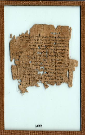 Oxyrhynchus Papyrus Fragment (Application for Poll Tax Reduction)