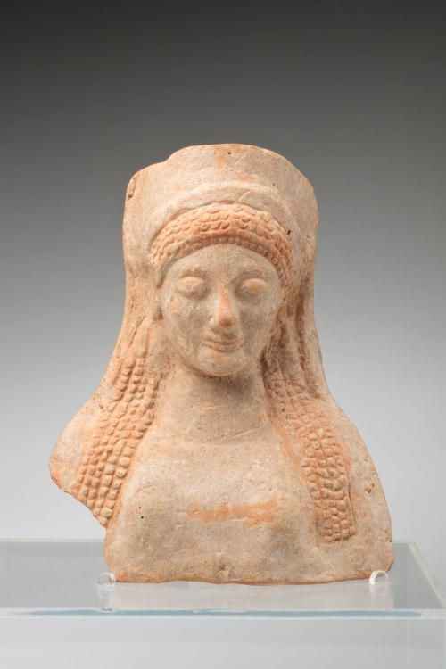 Votive Bust of a Woman, Possibly Demeter or Persephone