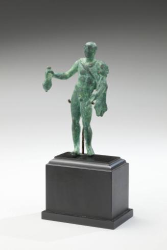 Mercury holding purse and caduceus