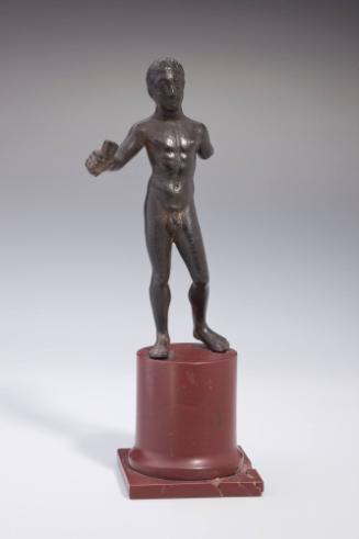 Orator with scroll in right hand (left arm missing below elbow)