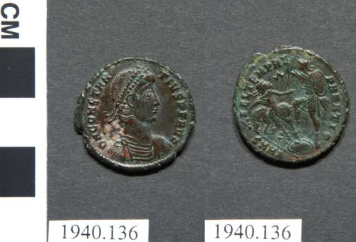 Bronze centenionalis of Constantius.