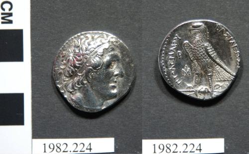 Silver Tetradrachm of Ptolemy I Soter