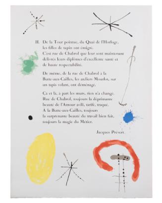 52 affiches - Miró lithograph