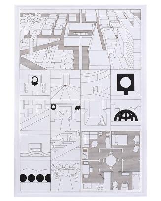 City Plan Model Perspective, Plate 10, from Untitled portfolio