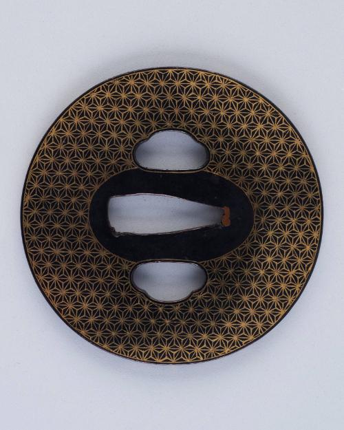 Sword Guard (Tsuba):  Geometric Patterns