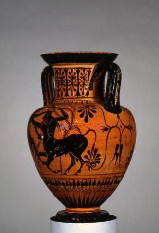 Storage Vessel with Herakles Fighting Acheloos and Europa on a Bull