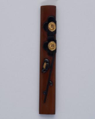 Kozuka: (front) Plum Blossoms; (back) undecorated