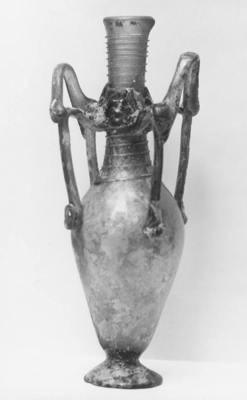 Bulbous Bottle with Four Handles