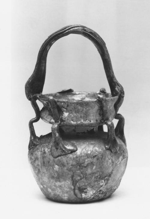 Bulbous Jar with Six Handles and Basket Handle