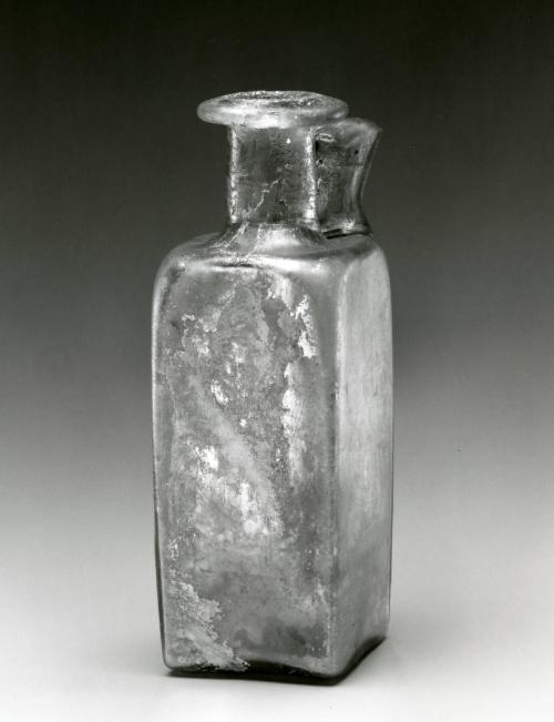 Tall Square Bottle with One Handle