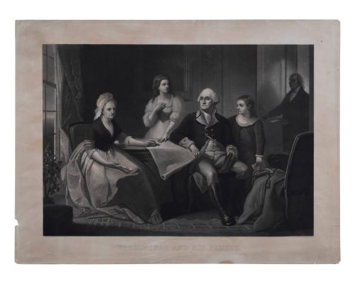 Washington and his Family  (after G. Schussele)