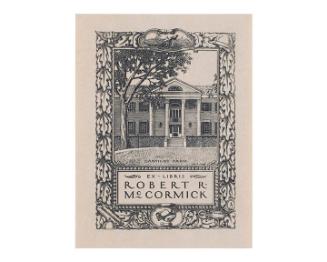 Bookplate- Ex Libris- Robert R. McCormick