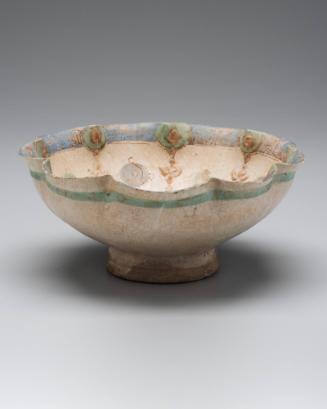 Lobed Bowl with Harpies